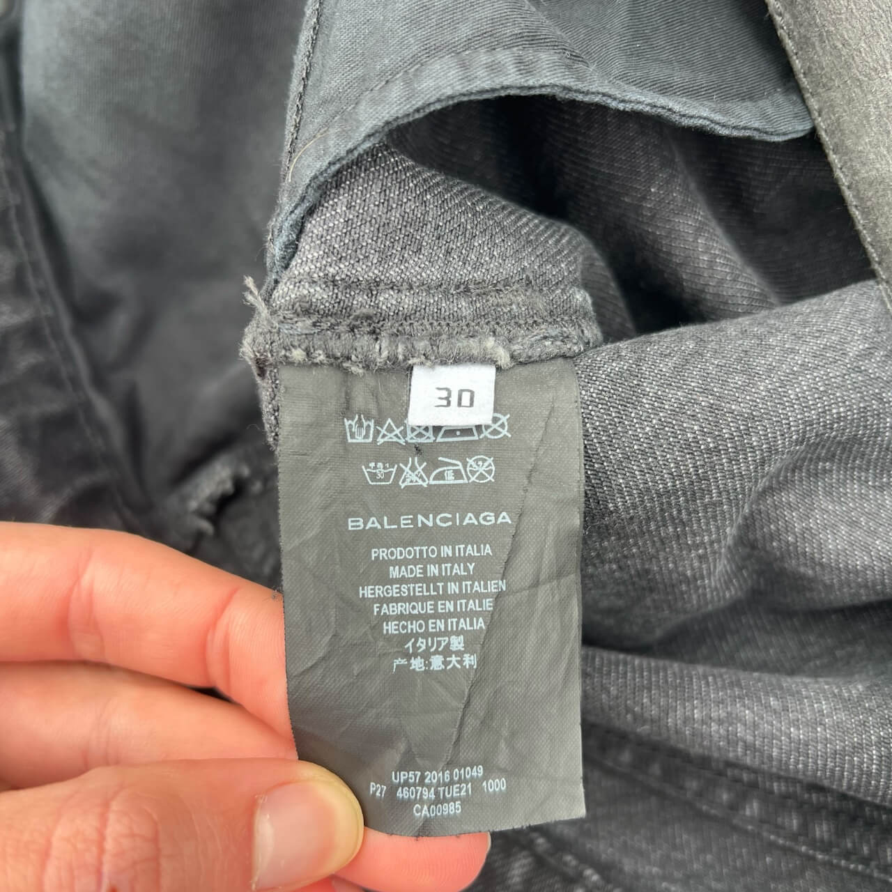 Balenciaga Jean Red Slim Fit