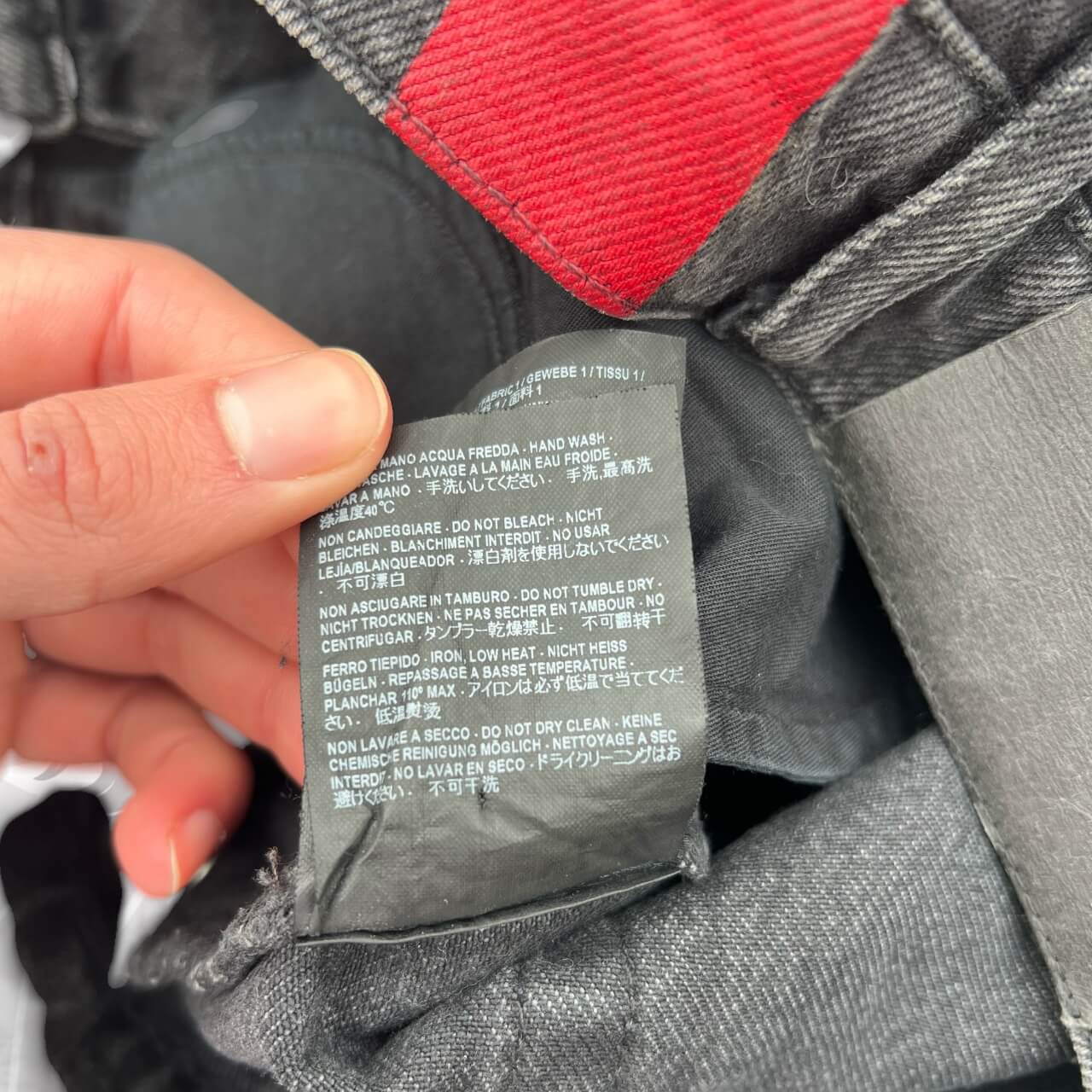 Balenciaga Jean Red Slim Fit