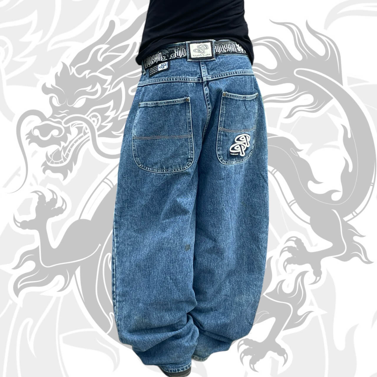 パンツ pelle pelle buggy pants Pelle pelle baggy pants - Gem