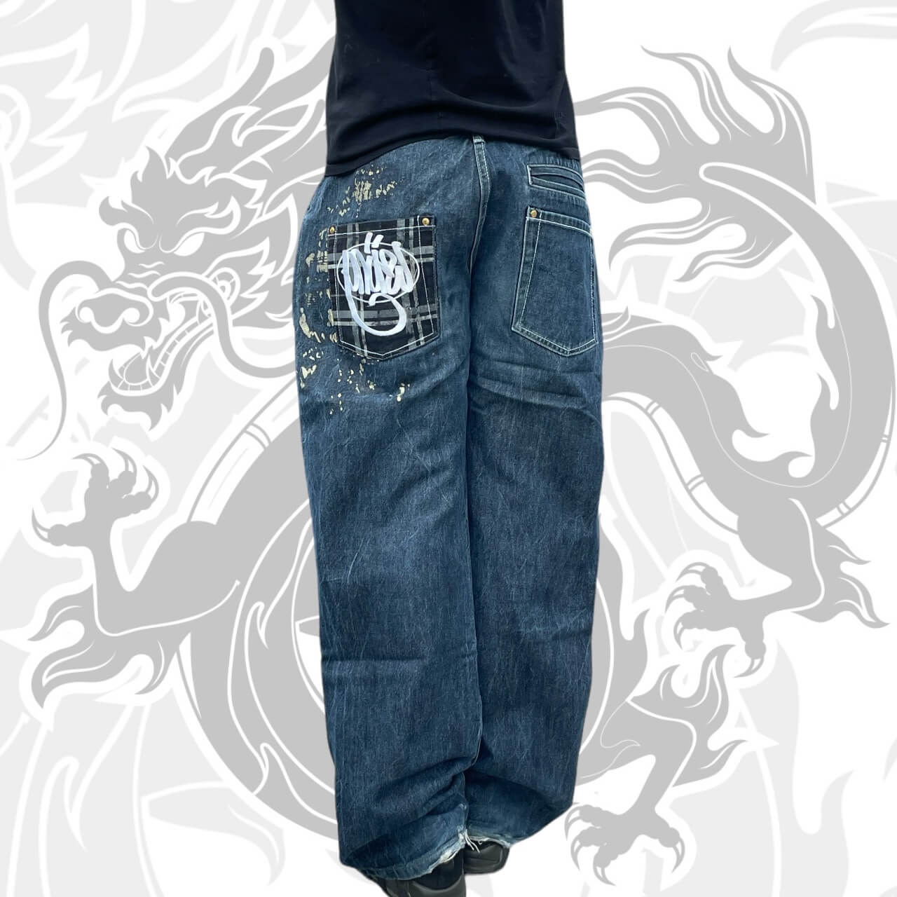 Wrung Baggy Jean