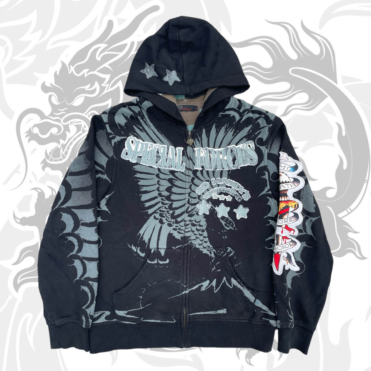 Ed Hardy Zip Camo