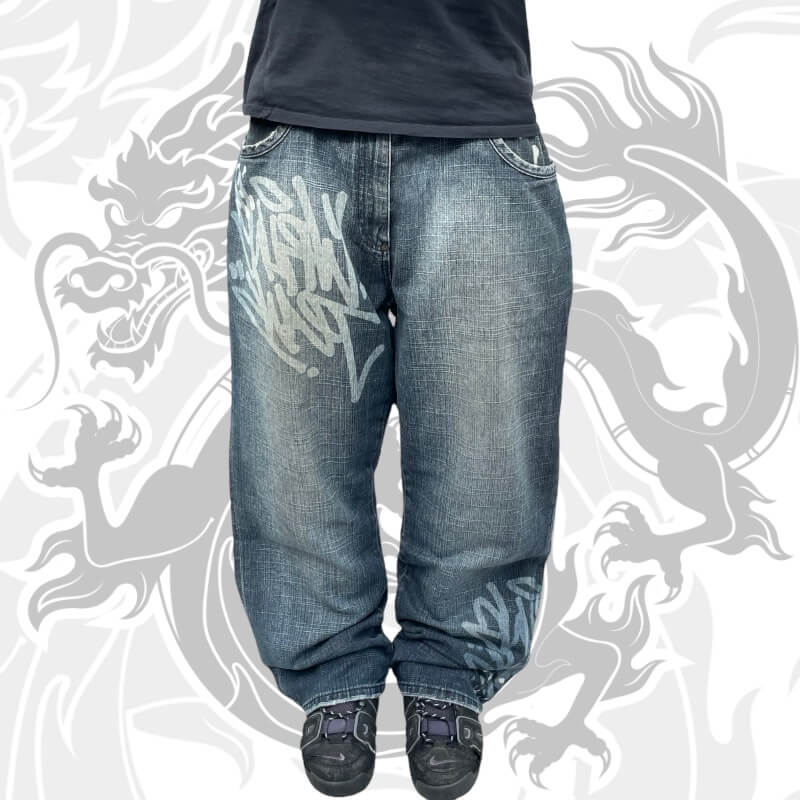 Wrung Baggy Jean