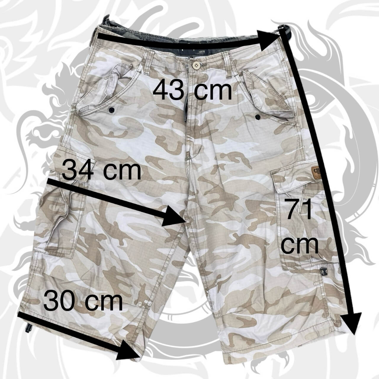 Pelle Pelle Camo Short