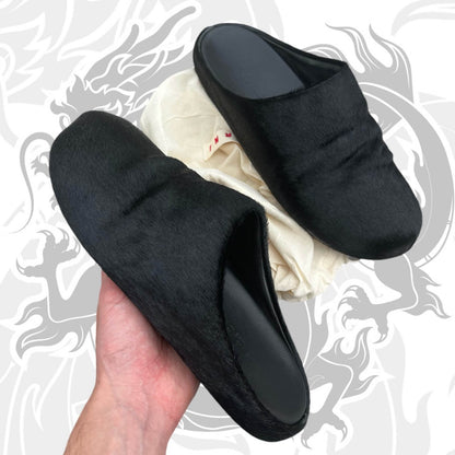 Marni Mules Slide Fur