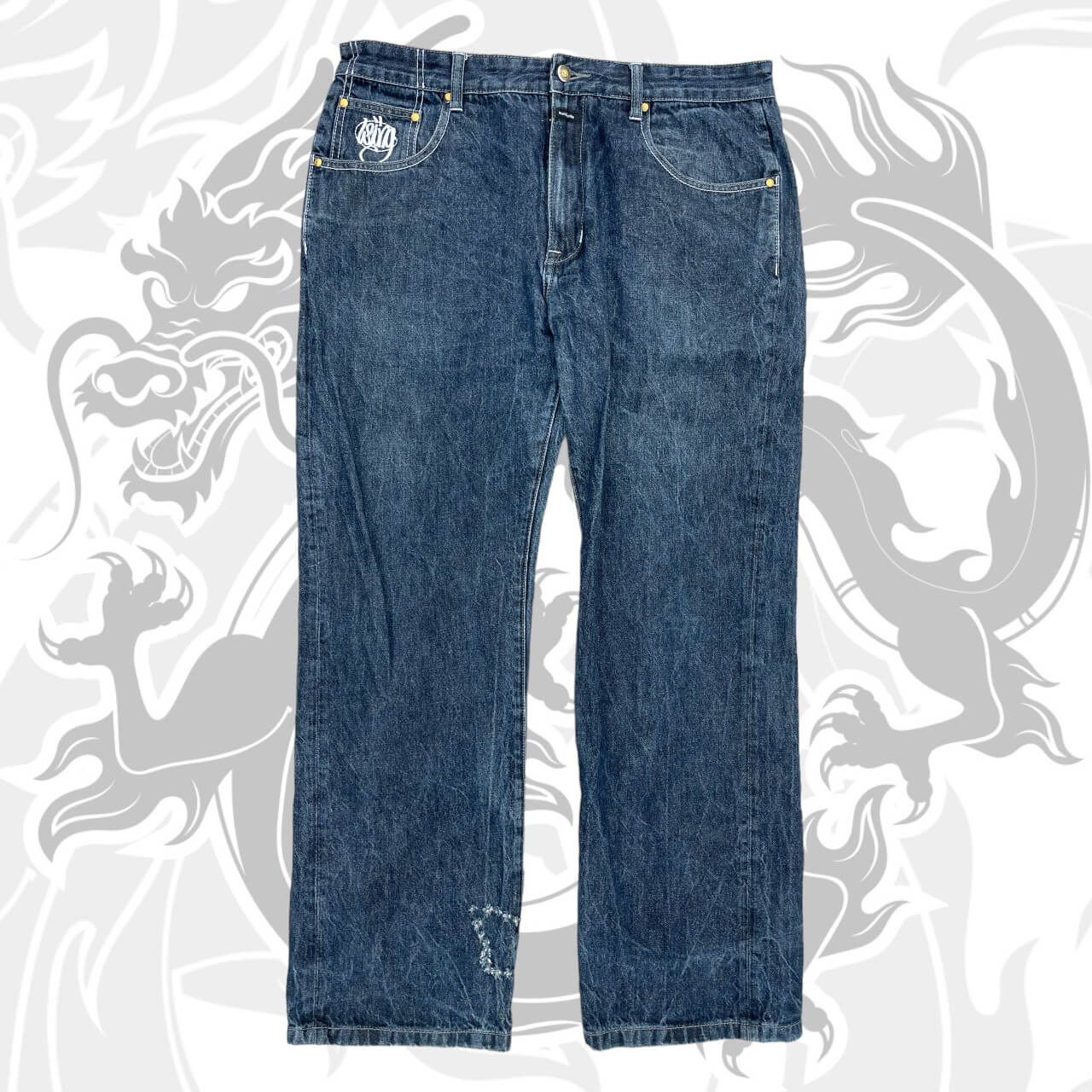 Wrung Baggy Jean