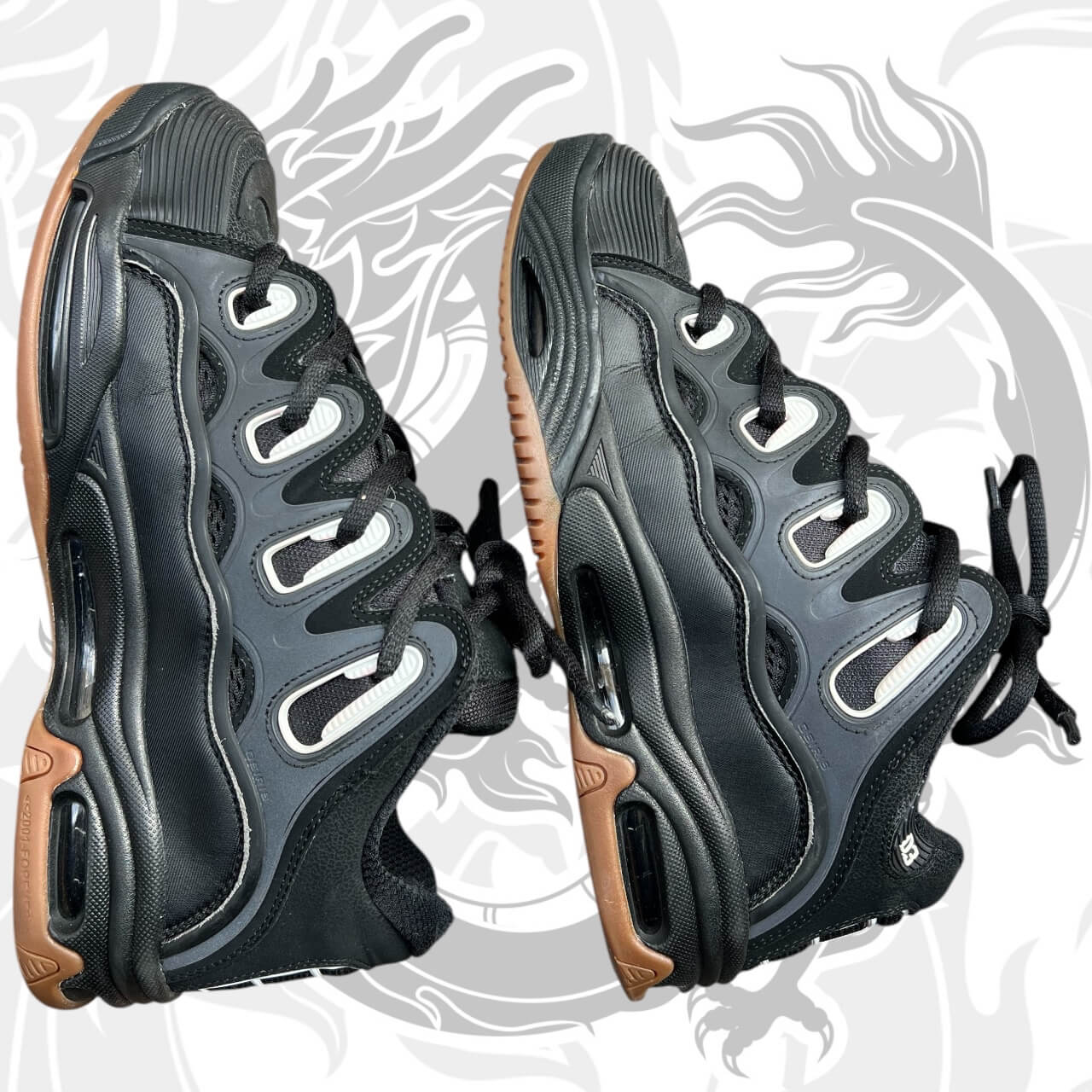 Osiris D3 2001 Black/Gum Shoes