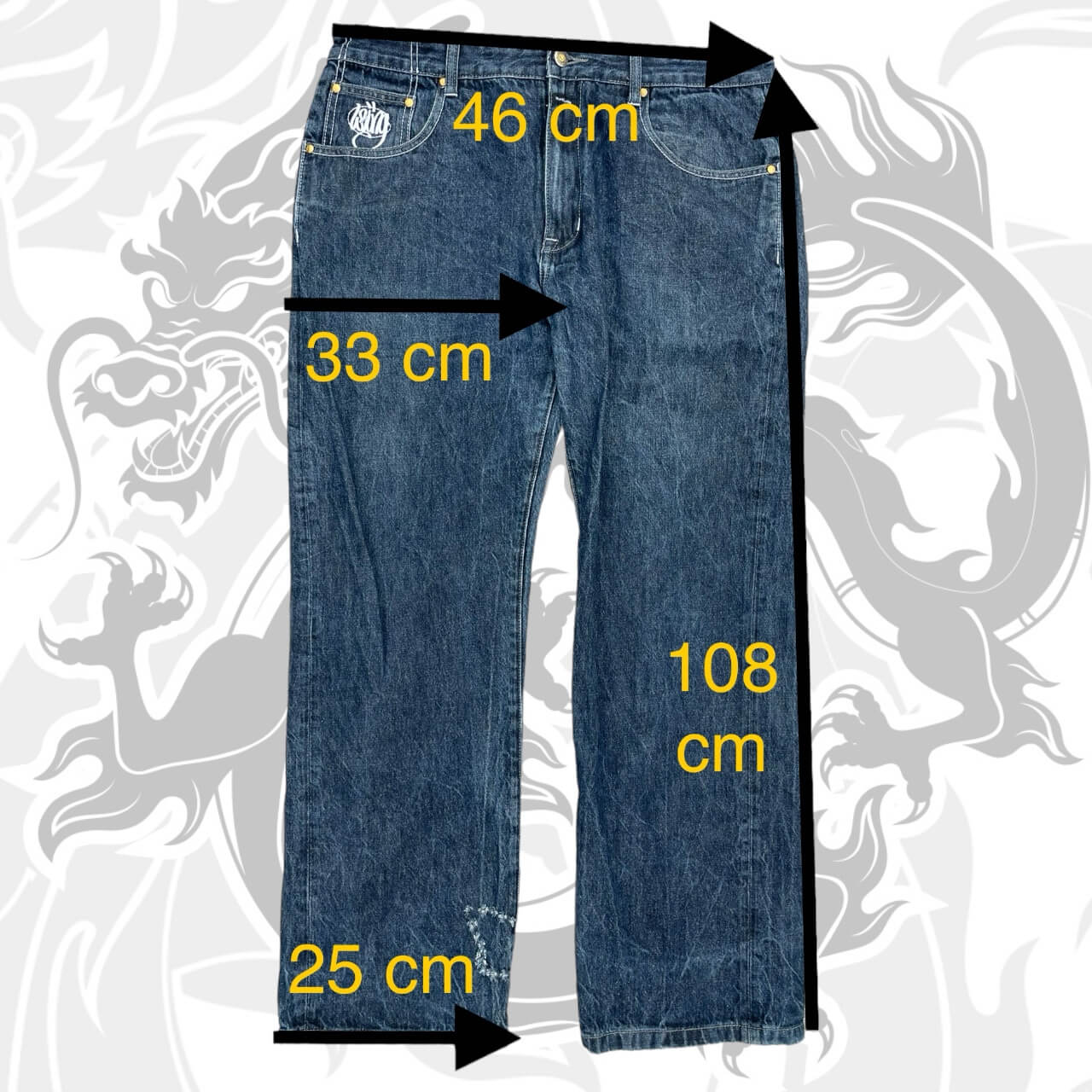 Wrung Baggy Jean