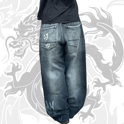 Wrung Baggy Jean