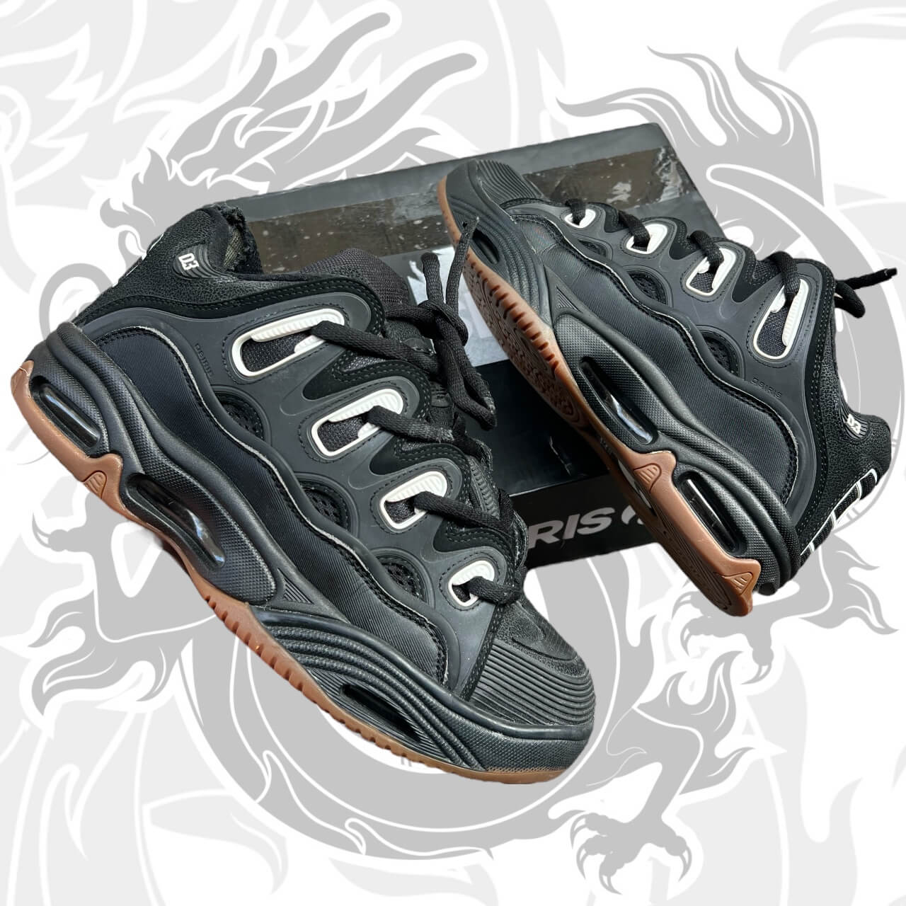 Osiris D3 2001 Black/Gum Shoes